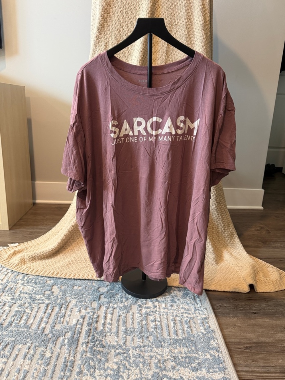 torrid dusty rose relaxed tee